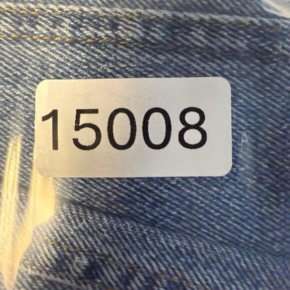 Vtg High Waisted Curvy Stone Washed Straight Leg Mom Jeans Womens 28x31/ JR's 13 - Picture 7 of 7